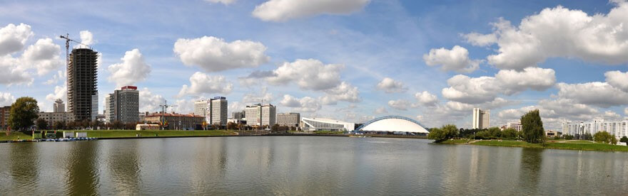 Weißrussland Minsk Panorama